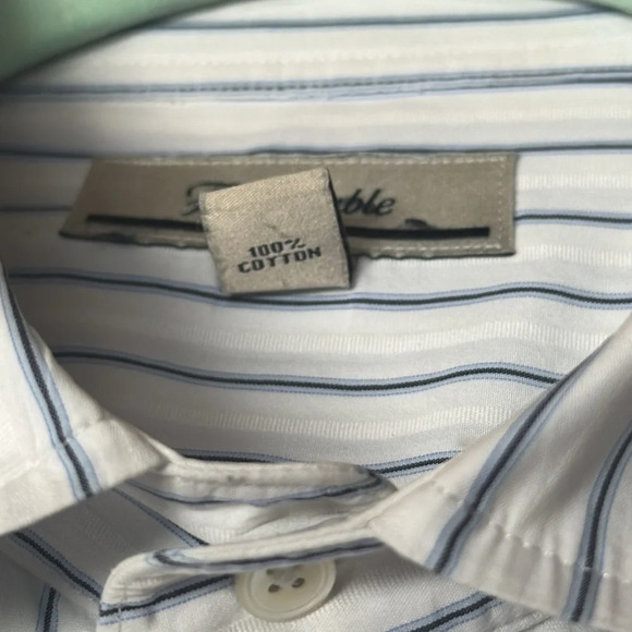 Faconnable REGULAR FIT STRIPED SHIRT. Size XL - Picture 6 of 11